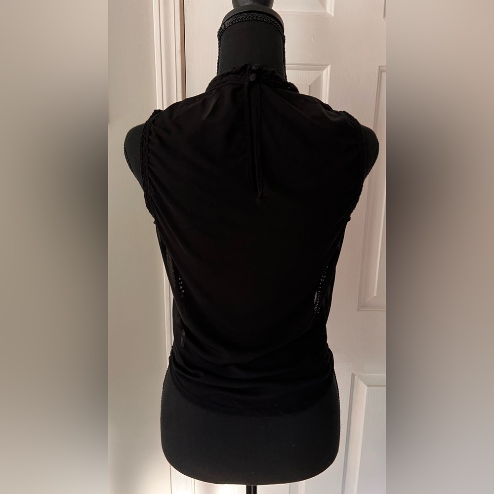 Free People Elegant Black Lace Tank Top - Picture 4 of 13